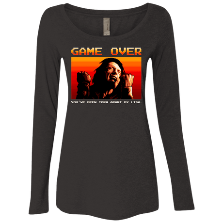 T-Shirts Vintage Black / Small Game Over Women's Triblend Long Sleeve Shirt