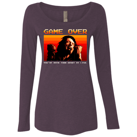 T-Shirts Vintage Purple / Small Game Over Women's Triblend Long Sleeve Shirt