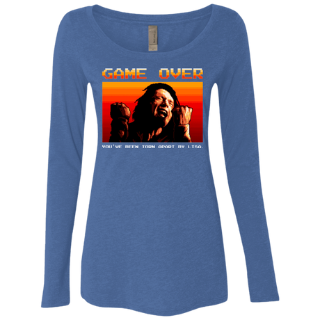 T-Shirts Vintage Royal / Small Game Over Women's Triblend Long Sleeve Shirt