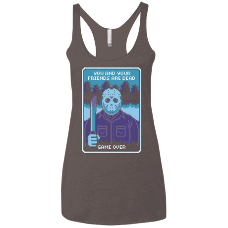 T-Shirts Macchiato / X-Small Game Over Women's Triblend Racerback Tank
