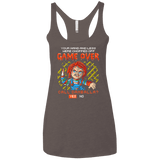 T-Shirts Macchiato / X-Small Game Over Women's Triblend Racerback Tank