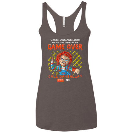 T-Shirts Macchiato / X-Small Game Over Women's Triblend Racerback Tank