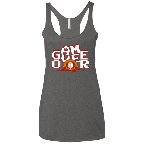T-Shirts Premium Heather / X-Small Game over Women's Triblend Racerback Tank