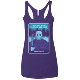 T-Shirts Purple Rush / X-Small Game Over Women's Triblend Racerback Tank