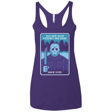 T-Shirts Purple Rush / X-Small Game Over Women's Triblend Racerback Tank