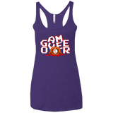 T-Shirts Purple / X-Small Game over Women's Triblend Racerback Tank