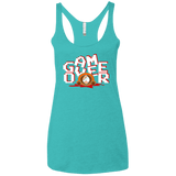 T-Shirts Tahiti Blue / X-Small Game over Women's Triblend Racerback Tank