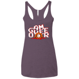 T-Shirts Vintage Purple / X-Small Game over Women's Triblend Racerback Tank