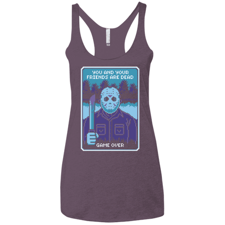 T-Shirts Vintage Purple / X-Small Game Over Women's Triblend Racerback Tank