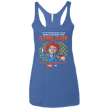 T-Shirts Vintage Royal / X-Small Game Over Women's Triblend Racerback Tank