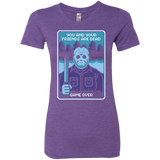 T-Shirts Purple Rush / S Game Over Women's Triblend T-Shirt