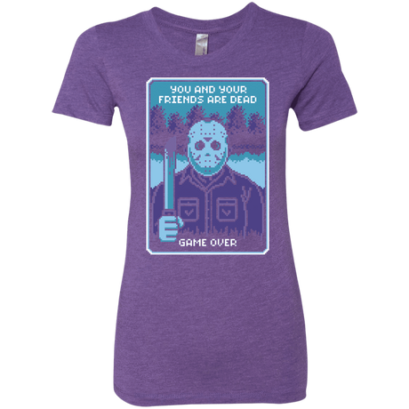 T-Shirts Purple Rush / S Game Over Women's Triblend T-Shirt