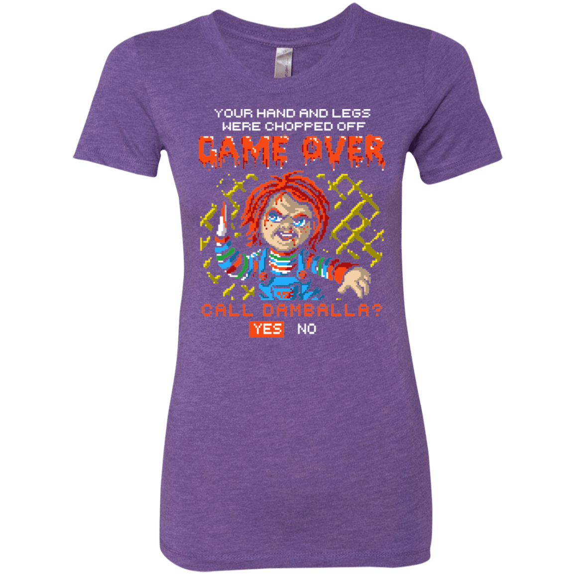 T-Shirts Purple Rush / S Game Over Women's Triblend T-Shirt