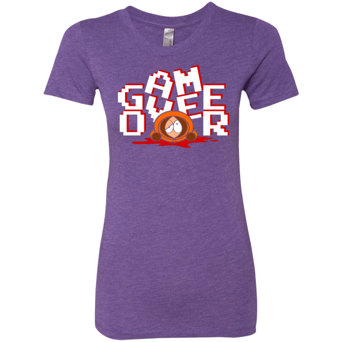 T-Shirts Purple Rush / Small Game over Women's Triblend T-Shirt