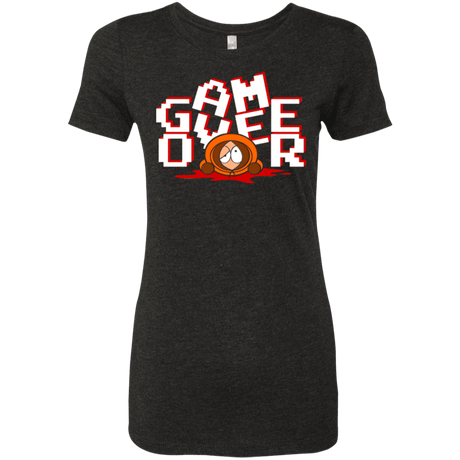 T-Shirts Vintage Black / Small Game over Women's Triblend T-Shirt