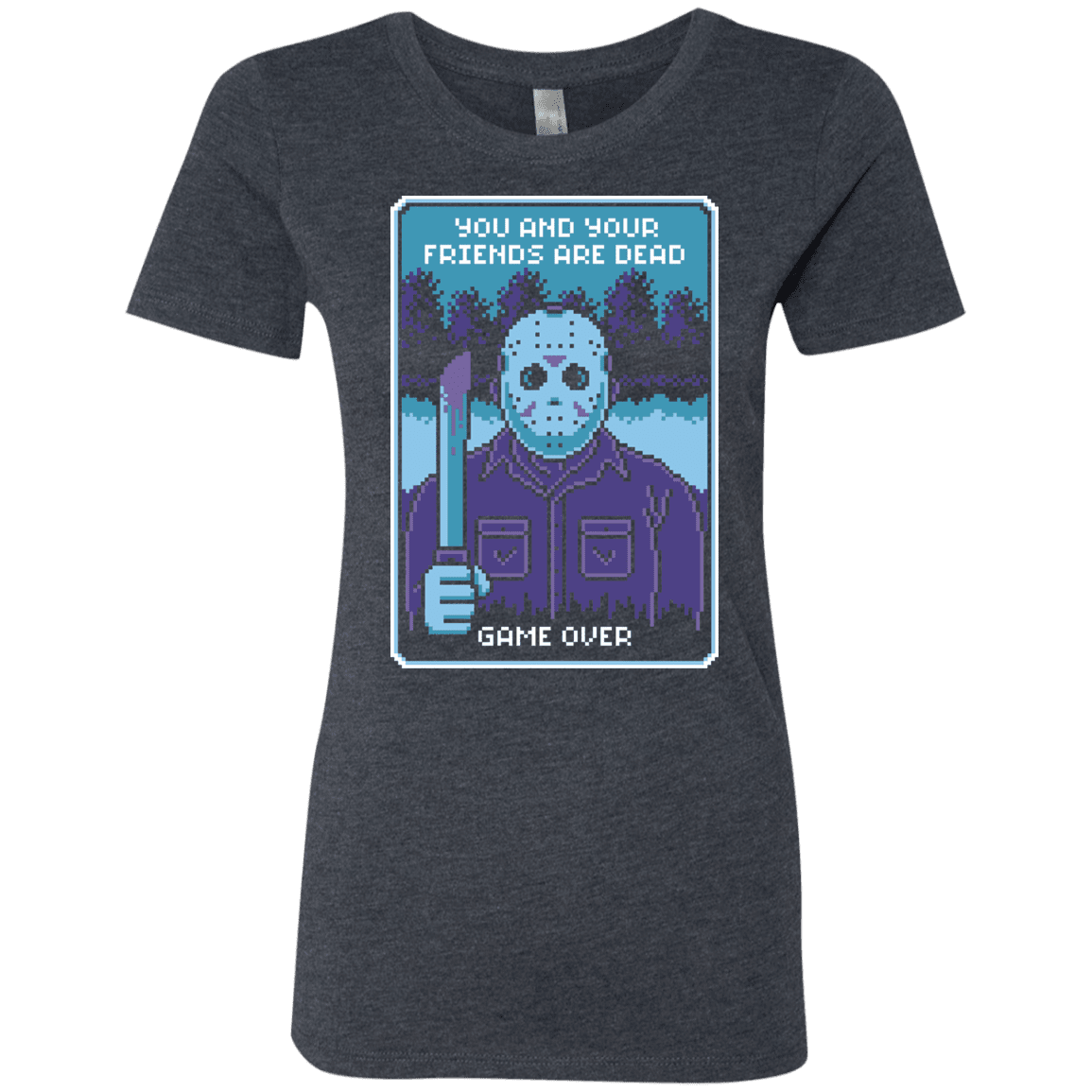 T-Shirts Vintage Navy / S Game Over Women's Triblend T-Shirt