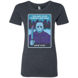T-Shirts Vintage Navy / S Game Over Women's Triblend T-Shirt