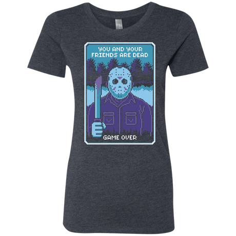 T-Shirts Vintage Navy / S Game Over Women's Triblend T-Shirt