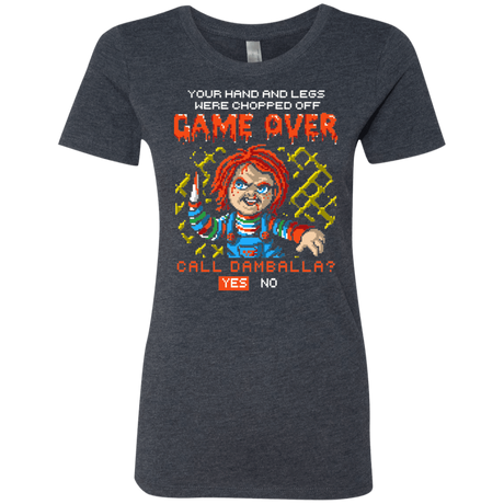 T-Shirts Vintage Navy / S Game Over Women's Triblend T-Shirt