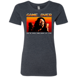 T-Shirts Vintage Navy / Small Game Over Women's Triblend T-Shirt