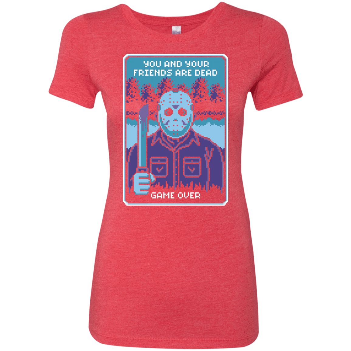 T-Shirts Vintage Red / S Game Over Women's Triblend T-Shirt