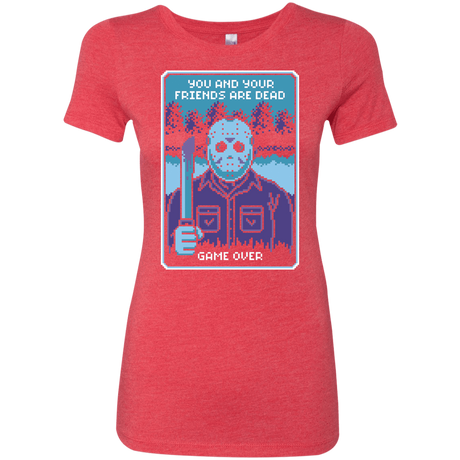 T-Shirts Vintage Red / S Game Over Women's Triblend T-Shirt