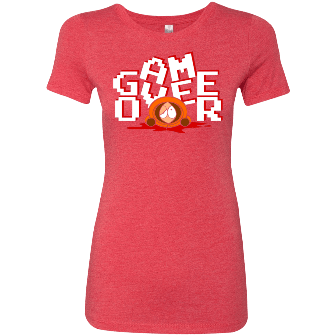 T-Shirts Vintage Red / Small Game over Women's Triblend T-Shirt