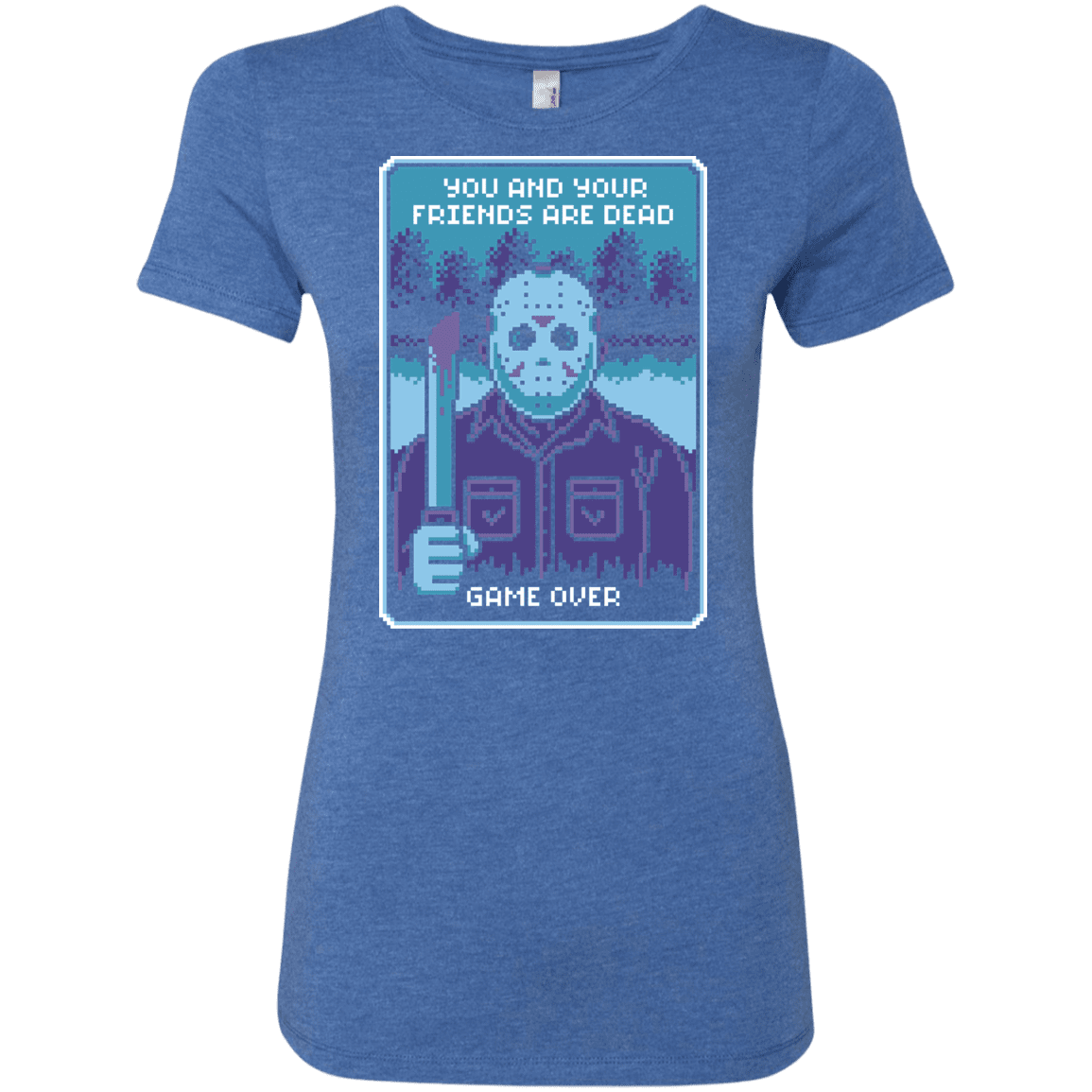 T-Shirts Vintage Royal / S Game Over Women's Triblend T-Shirt