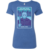 T-Shirts Vintage Royal / S Game Over Women's Triblend T-Shirt