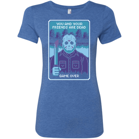 T-Shirts Vintage Royal / S Game Over Women's Triblend T-Shirt