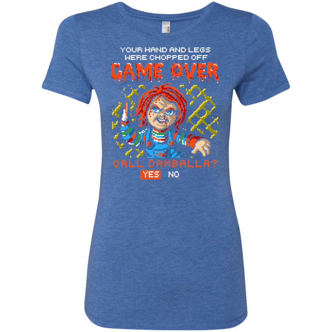 T-Shirts Vintage Royal / S Game Over Women's Triblend T-Shirt