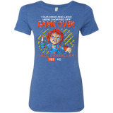 T-Shirts Vintage Royal / S Game Over Women's Triblend T-Shirt