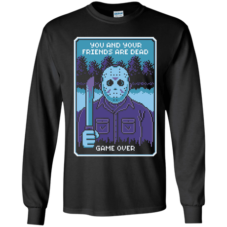 T-Shirts Black / YS Game Over Youth Long Sleeve T-Shirt