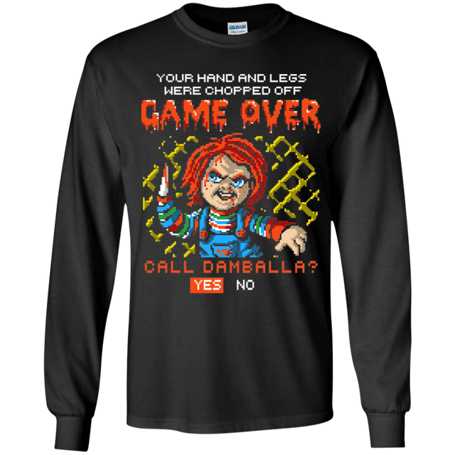 T-Shirts Black / YS Game Over Youth Long Sleeve T-Shirt