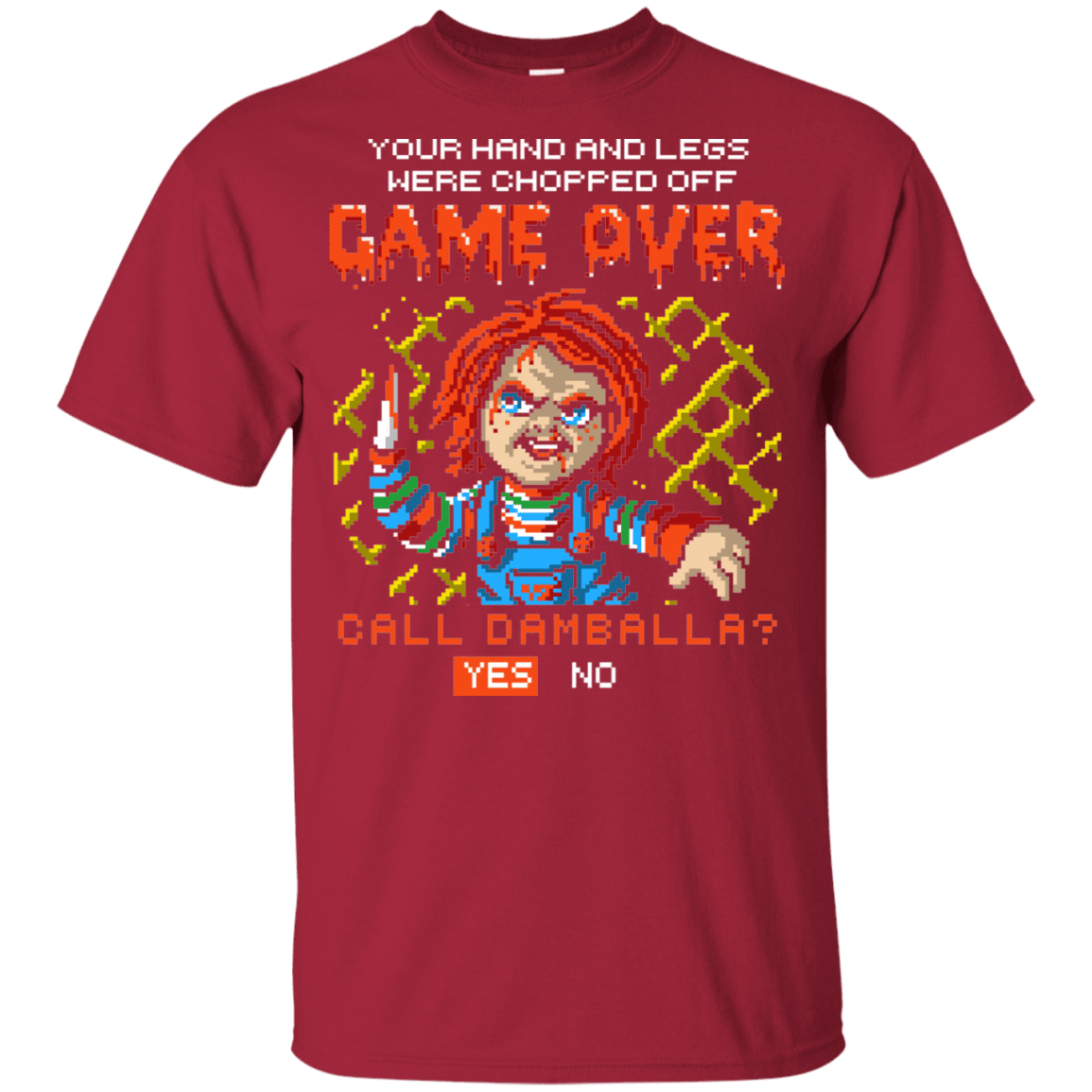 T-Shirts Cardinal / YXS Game Over Youth T-Shirt