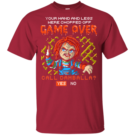 T-Shirts Cardinal / YXS Game Over Youth T-Shirt