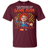 T-Shirts Maroon / YXS Game Over Youth T-Shirt