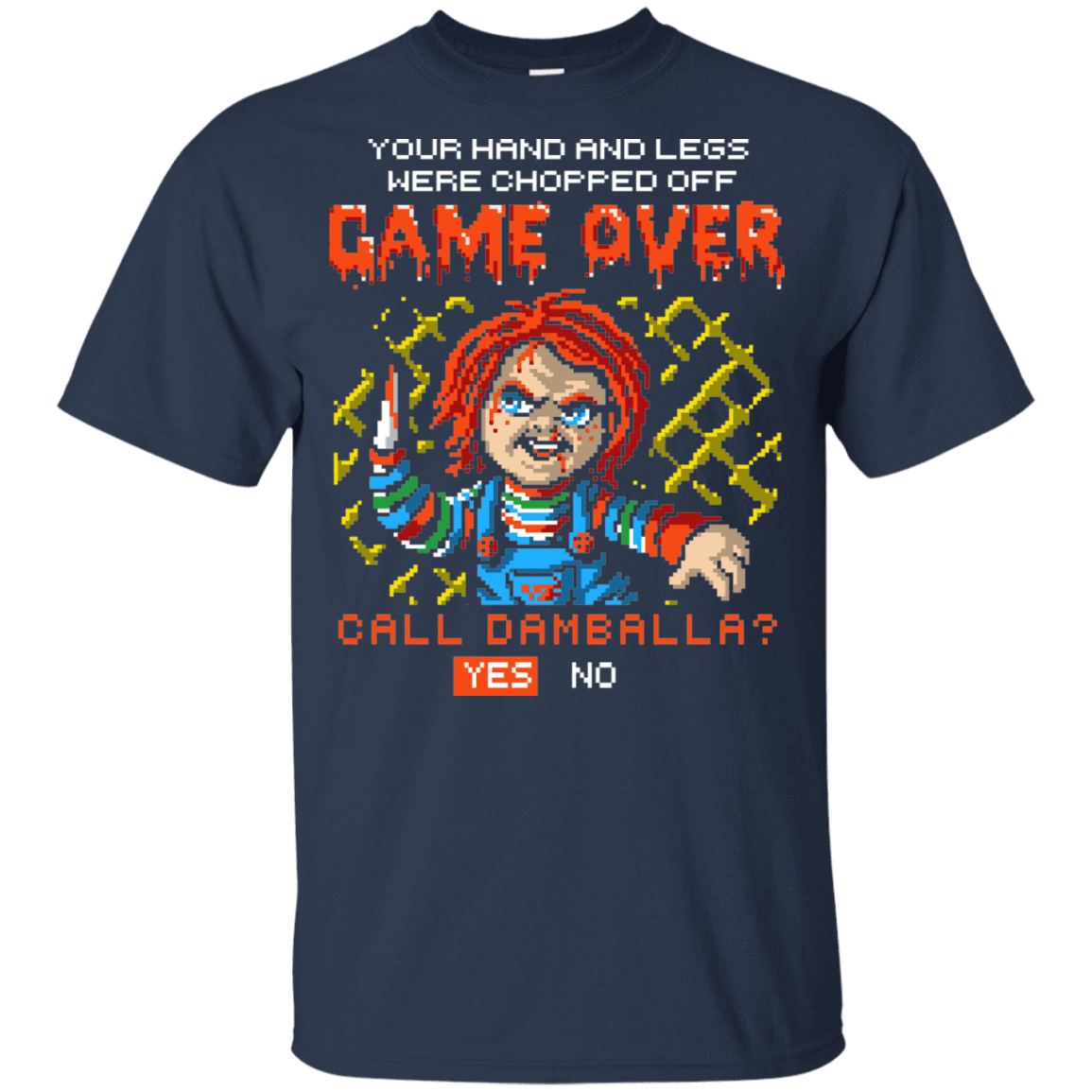 T-Shirts Navy / YXS Game Over Youth T-Shirt