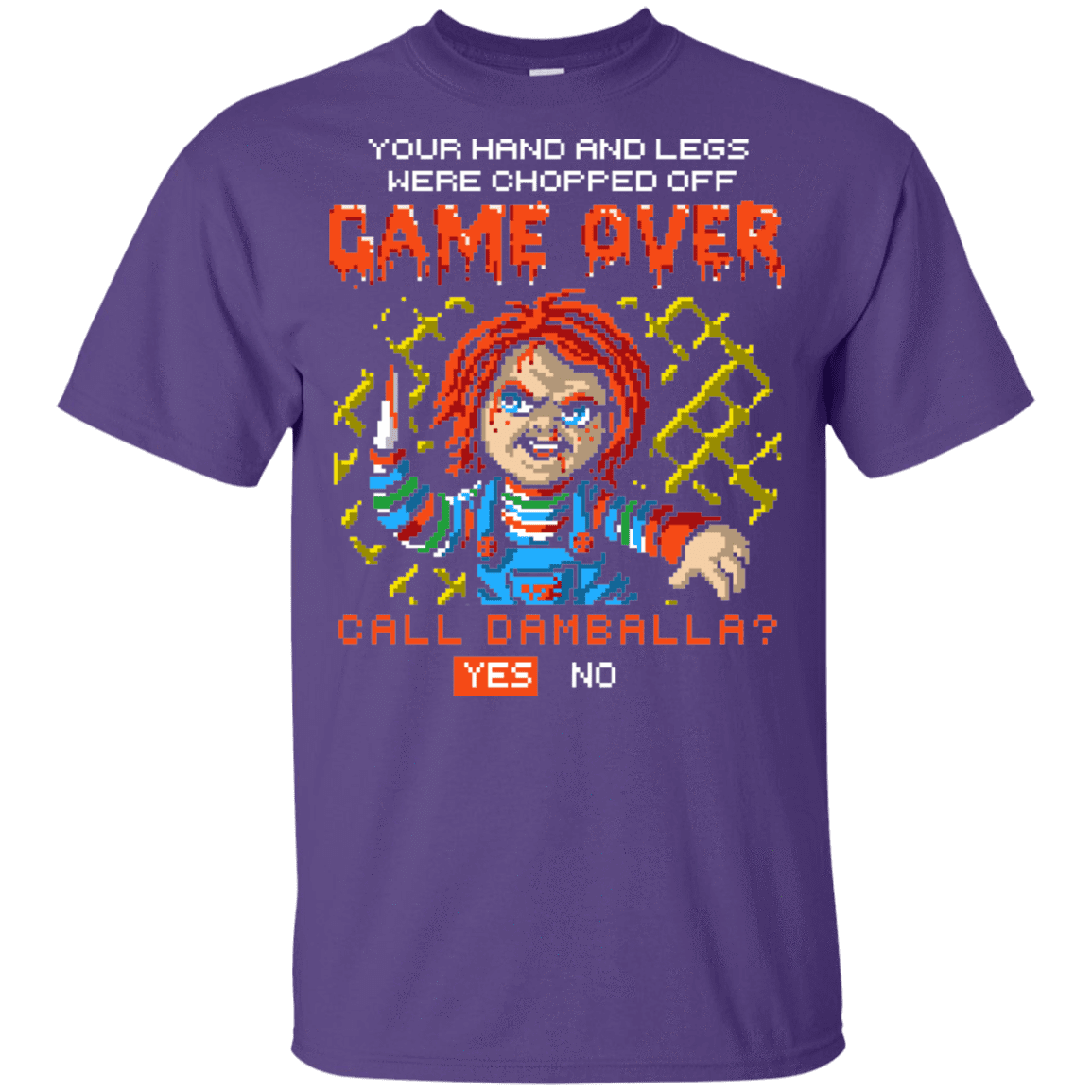 T-Shirts Purple / YXS Game Over Youth T-Shirt