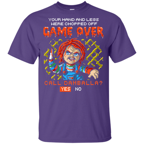 T-Shirts Purple / YXS Game Over Youth T-Shirt