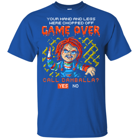 T-Shirts Royal / YXS Game Over Youth T-Shirt