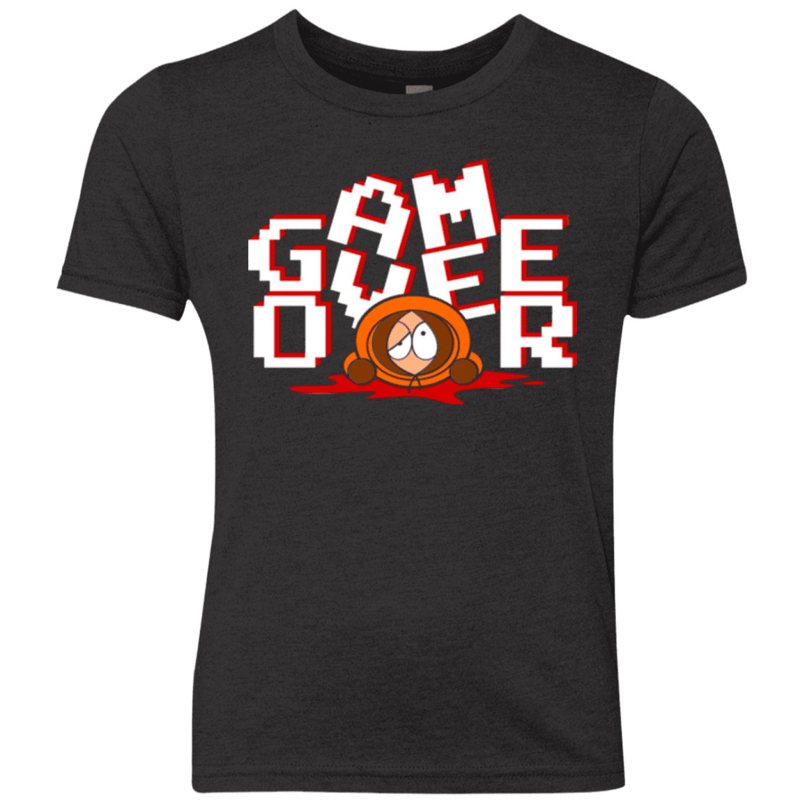 T-Shirts Vintage Black / YXS Game over Youth Triblend T-Shirt