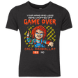 T-Shirts Vintage Black / YXS Game Over Youth Triblend T-Shirt