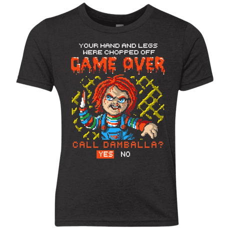 T-Shirts Vintage Black / YXS Game Over Youth Triblend T-Shirt