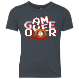 T-Shirts Vintage Navy / YXS Game over Youth Triblend T-Shirt