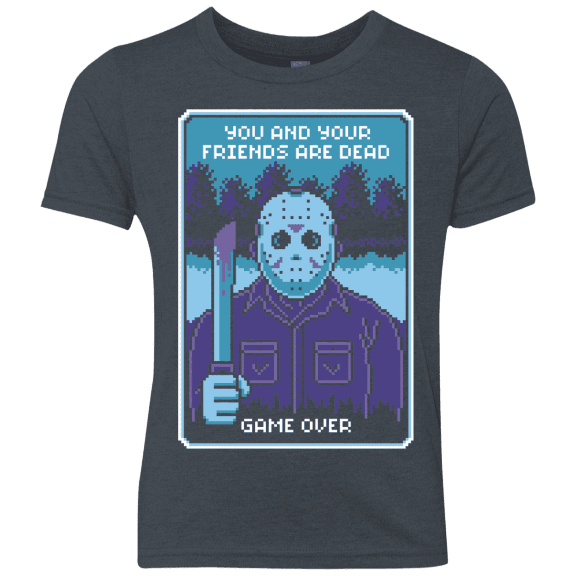 T-Shirts Vintage Navy / YXS Game Over Youth Triblend T-Shirt