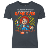 T-Shirts Vintage Navy / YXS Game Over Youth Triblend T-Shirt