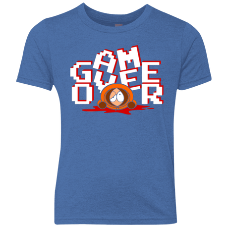 T-Shirts Vintage Royal / YXS Game over Youth Triblend T-Shirt