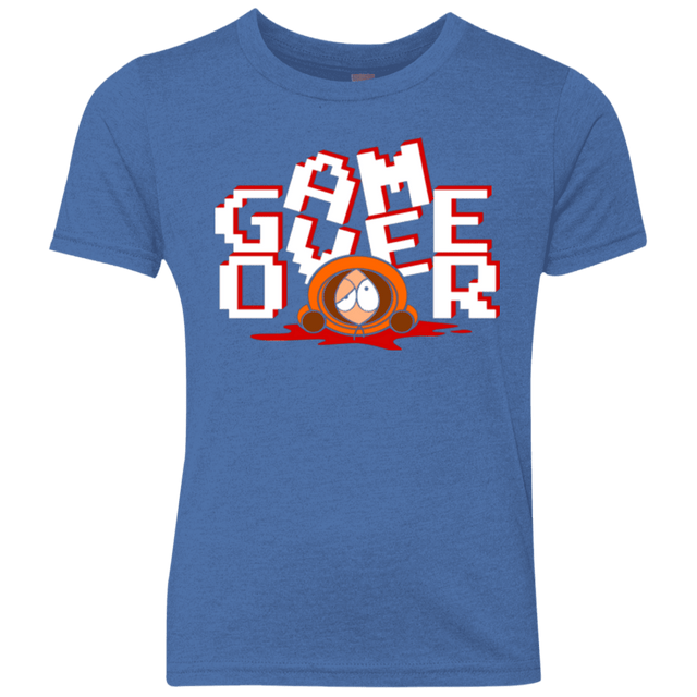 T-Shirts Vintage Royal / YXS Game over Youth Triblend T-Shirt