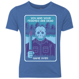 T-Shirts Vintage Royal / YXS Game Over Youth Triblend T-Shirt